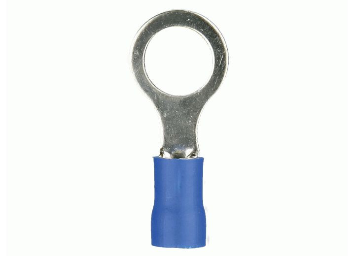 Metra - Blue Vinyl Ring Terminal 1614 Gauge 1/4 Inch Package Of 100 - BVRT14