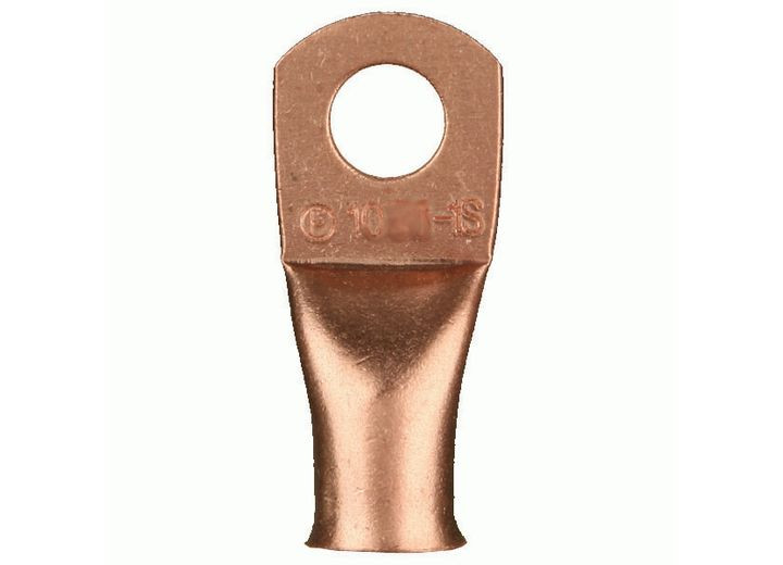 Metra - Copper Uninsulated Ring Terminal 1/0 Gauge 1/4 Inch - CUR1014