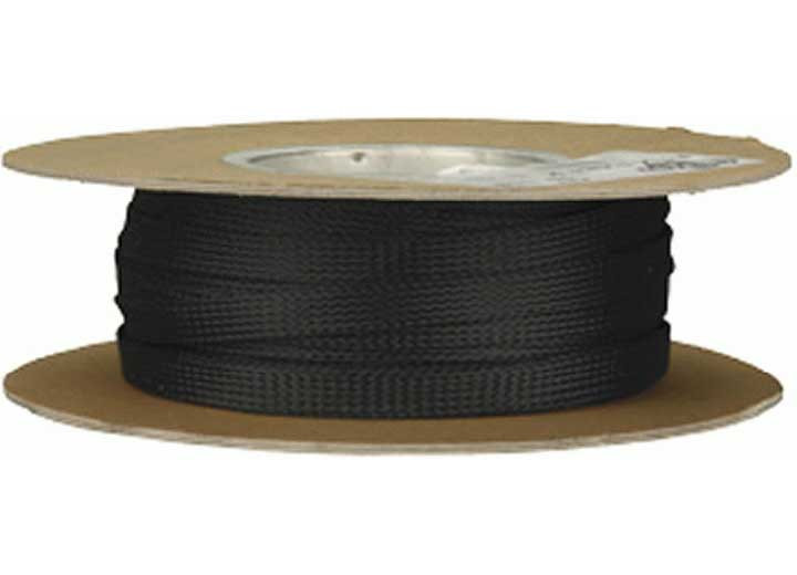 Metra - 3/8in Expandable Sleeving Black  125 Feet - FLX38BLK