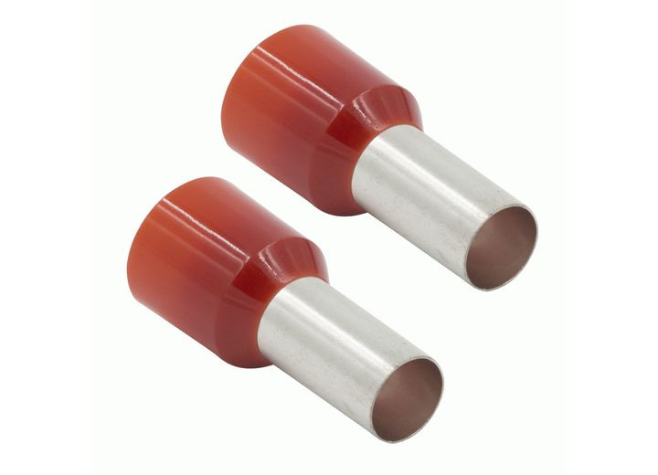 Metra - Red 2 Ga Ferrules  Package Of 100 - FVRD2