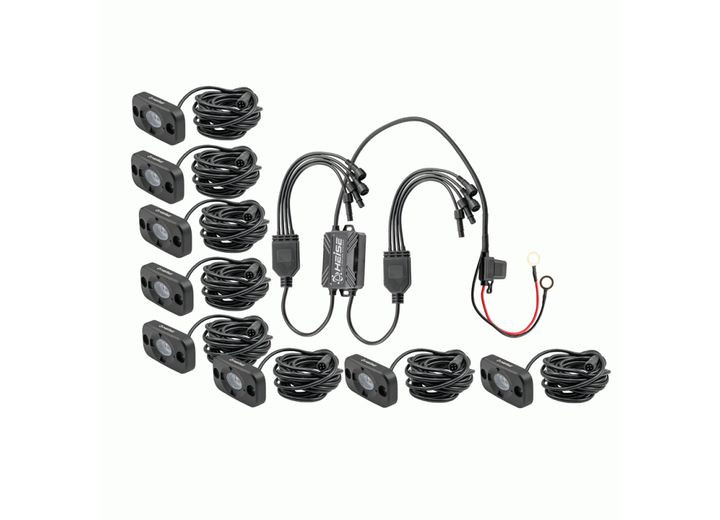 Metra - Rgb Accent Lights 8 Pack Kit Â Black Housing - HE-8TLRGBK