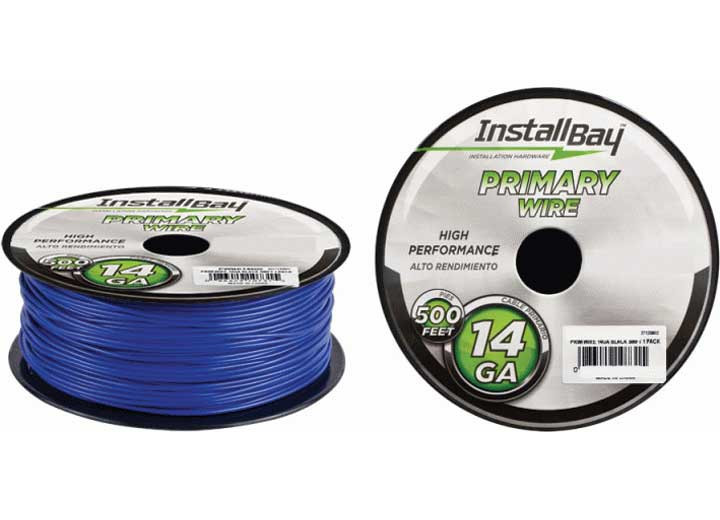 Metra - Primary Wire 14 Gauge Blue Coil Of 500ft - PWBL14500