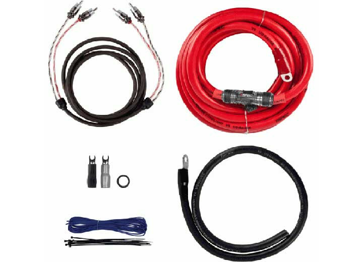 Metra - V12 1/0 Awg Amp Kit  6000 W With Rca Cable - V12-AK1