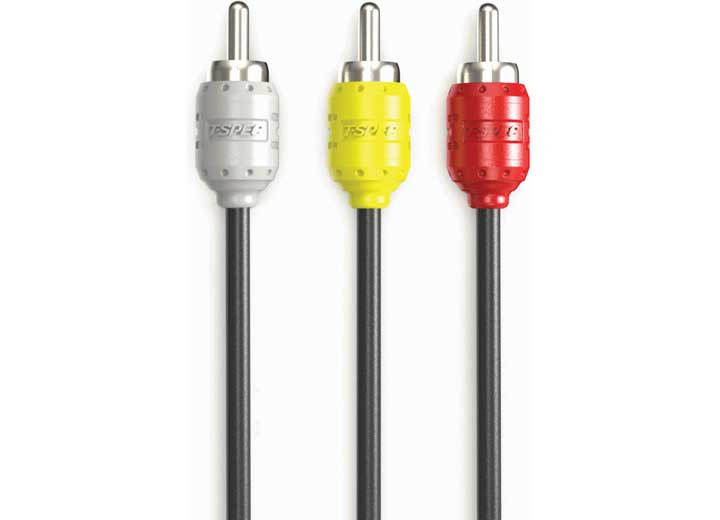 Metra - Rca V6 Series 2channel Audio/video Cable  17 Ft - V6R17AV