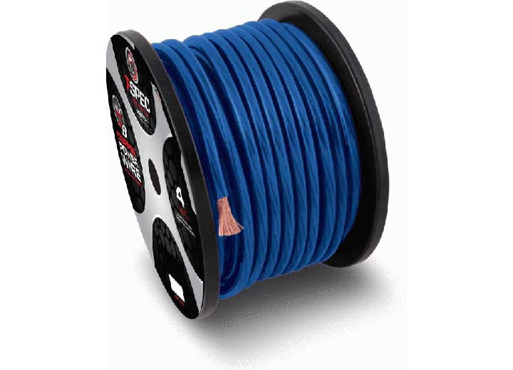 Metra - 10 Awg 50ft Blue Ofc Power Wire  V8gt Series - V8GT10B-50