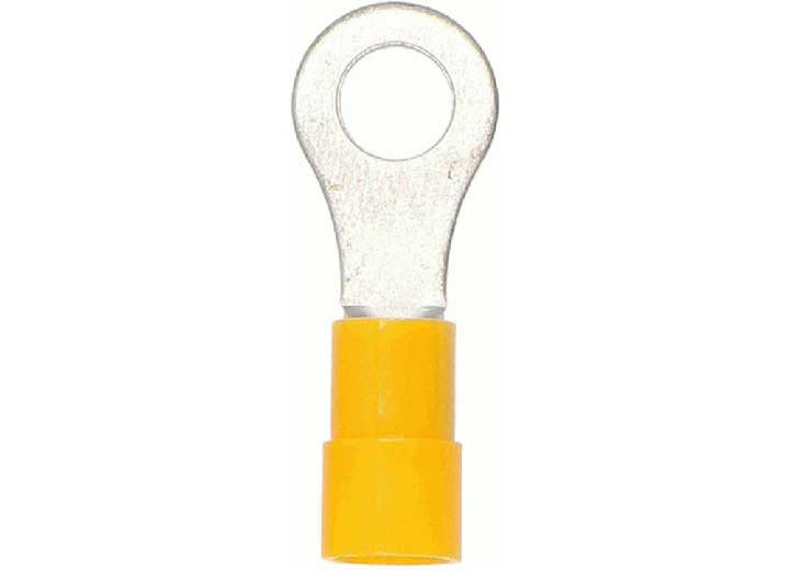 Metra - Yellow Vinyl Ring Terminal 1210 Gauge 1/4 In Package Of 100 - YVRT14