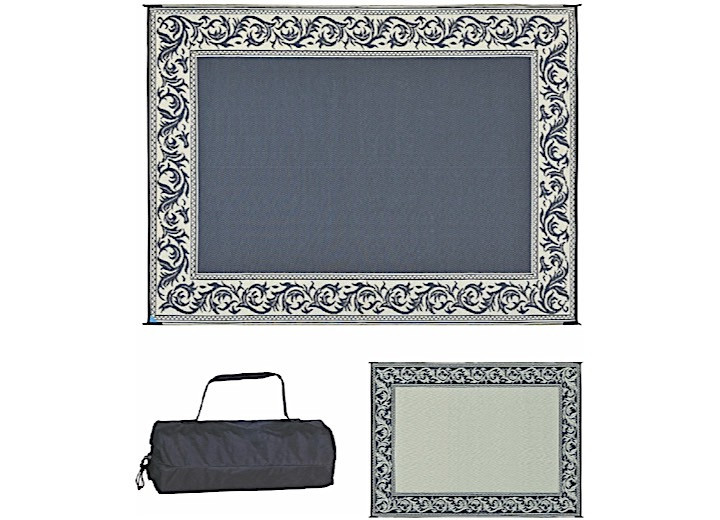 MG Innovative - Classical Mat 9' X 12' Black/beige With Carry Bag. - RA1