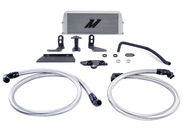 Mishimoto  - 1119 Powerstroke 6.7l Performance Oil Cooler Silver - MMOC-F2D-11KSL