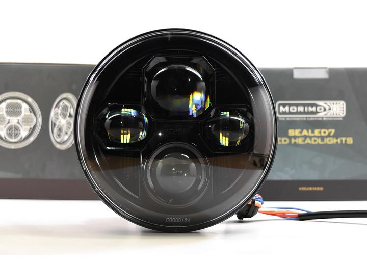 Morimoto Lighting - Sealed7 2.0(7in Round)(black)headlight(sealed Beam) - LF271