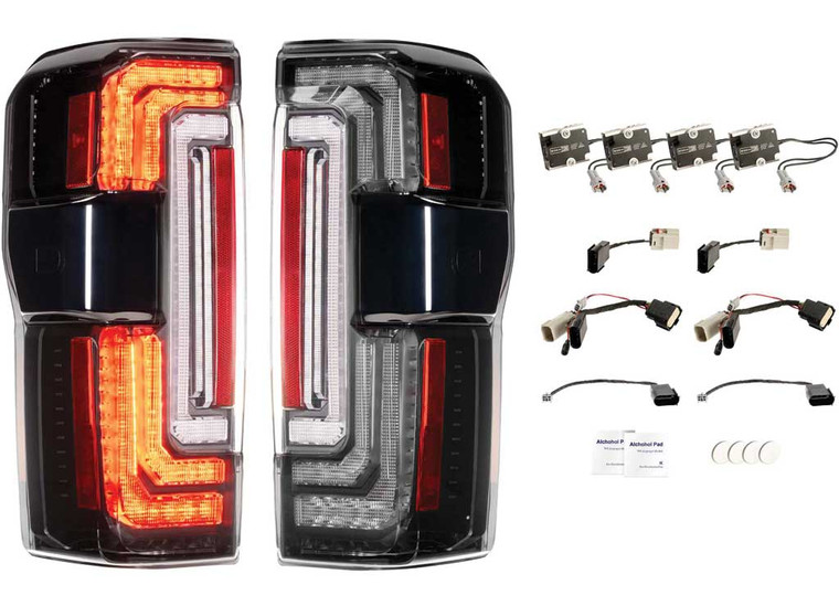 Morimoto Lighting - 23c F250/f350/f450 Superduty Xb Led Tail Lights (smoked Lens/set) - LF352