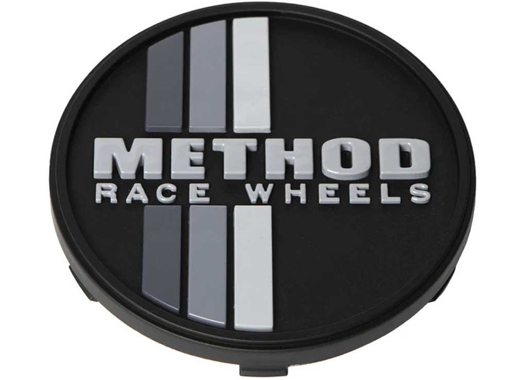 Method Race Wheels - Center Cap Grey Stripe 107mm Snap In - CP-YOR107S-GREY