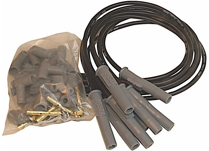 MSD Ignition - 8.5mm Wire Set Super Conductor 8 Cyl Multiangle Universal Blac - 31193