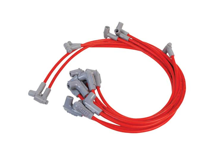 MSD Ignition - Super Conductor 8.5mm Spark Plug Wire Set 8 Cyl 90 Deg Plug & Cap Re - 31229