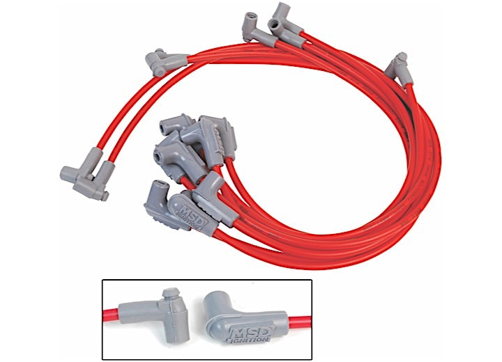 MSD Ignition - Sbc Wire Set Super Conductor 8.5mm For Use W/ Low Profile Distributor Re - 31249