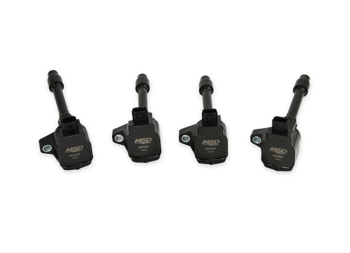 MSD Ignition - 1620 Civic 2.0l/2.0l Turbo Blaster Series Ignition Coil 4 Cyl Black 4 Pac - 824943