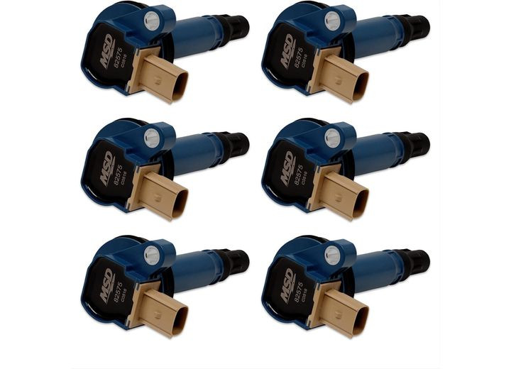 MSD Ignition - 1016 F150/flex Ecoboost 3.5l V6 Ignition Coil 3pin Connector Blue 6 Pac - 825765