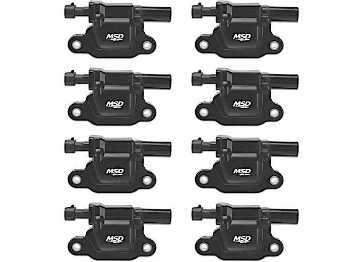 MSD Ignition - 0513 Sierra/silverado 1500 Gm Ls Blaster Series Ignition Coil Black 8 Pac - 826583