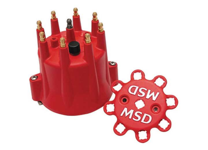 MSD Ignition - Chevy/ford/chrysler V8 Distributor Cap Hei Terminals Spark Plug Wire Retainer - 8433