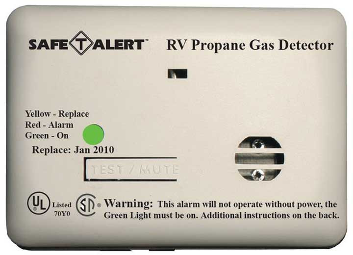 MTI - Propane Alarm  White Surface Mount 12 Vdc Hard Wire - 20-441-P-WT