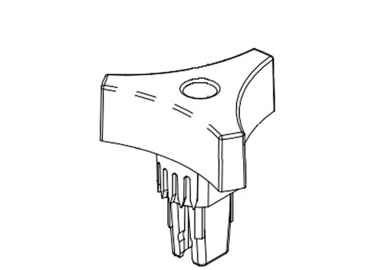 Maxxair - Roof Vent Lift Arm Knob Locking K Model - 05-21236K
