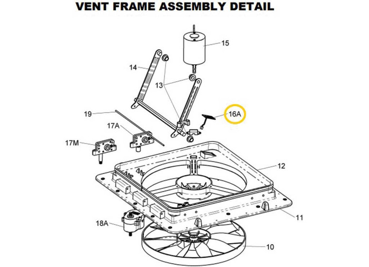 Maxxair - Vent Frame Rain Sensor For 4500ki & 4540ki - 10-40007K