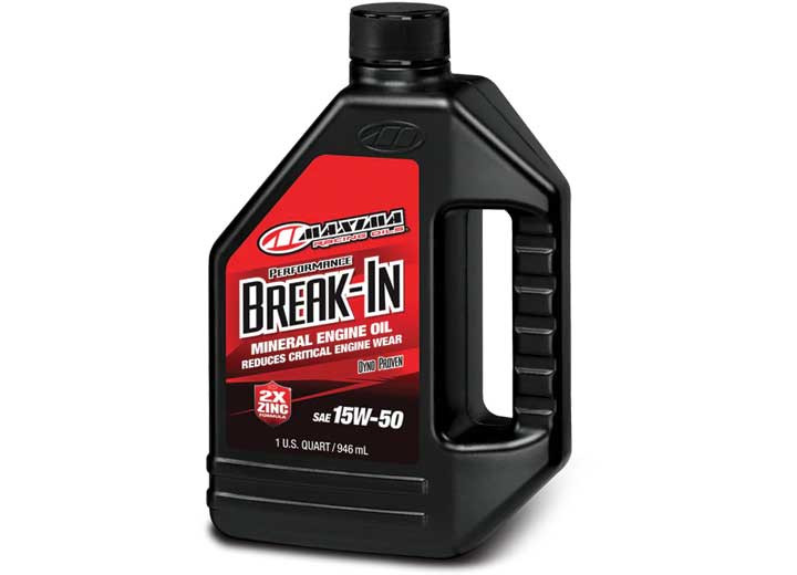 Maxima Racing Oil - Performance Breakin Mineral Engine Oil Sae 15w50 1 Qt - 39-11901