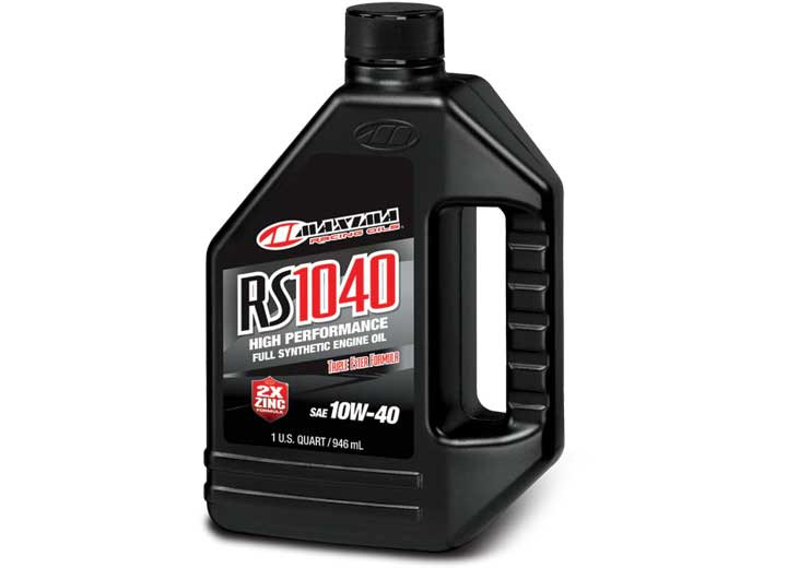 Maxima Racing Oil - Rs1040 High Performance Engine Oil Sae 10w40 Full Synthetic 1 Qt - 39-16901