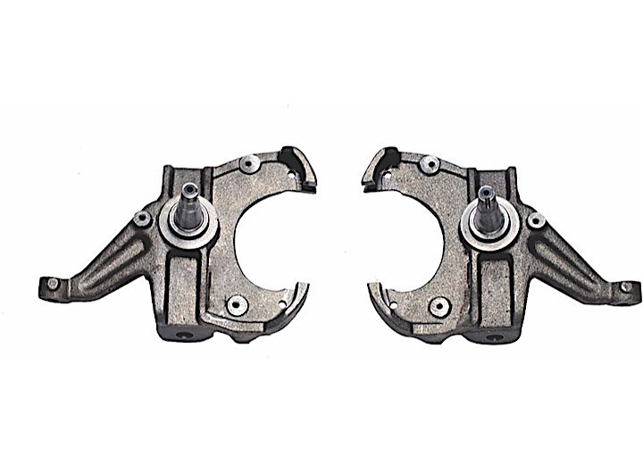 Maxtrac Suspension - 7587 C10 Front Steel 2.5in Lowering Spindles(1.25in Rotors) - 101125H