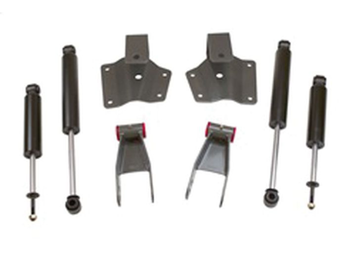 Maxtrac Suspension - 9906 Gm 1500/0106 Gm 2500/3500 Hd 2wd Rear 4in Lowering Box Kituse W/ 2/4in Lowering Kit - 200941