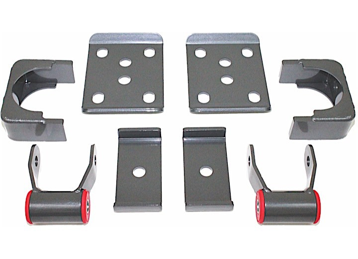 Maxtrac Suspension - 8898 C1500 2wd Rear 5in Flip Kit W/axle Relocators/shackles/spring Plates - 300550