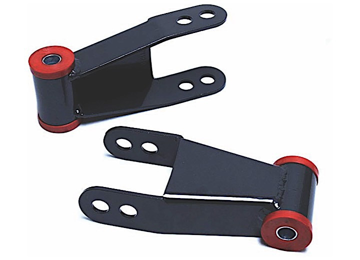 Maxtrac Suspension - 8796 F150/7586 C10 2wd Rear Steel 2in Lowering Shackles(pair) - 411120