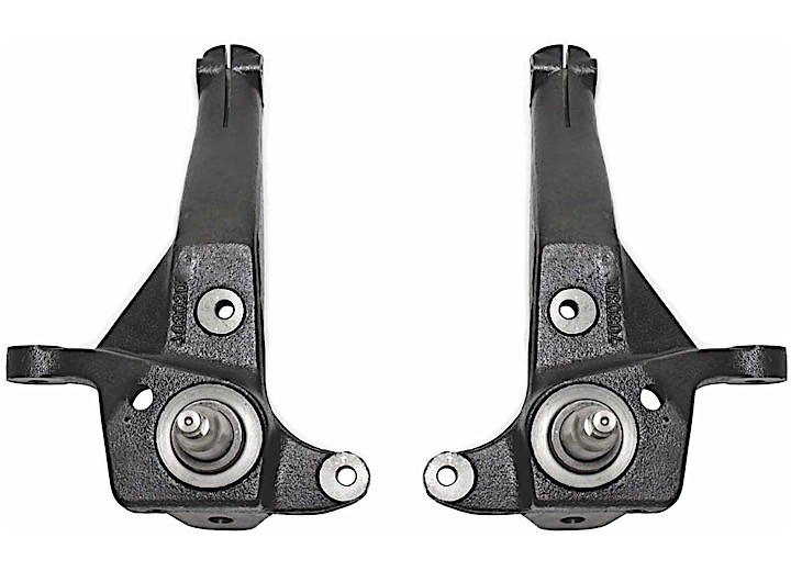 Maxtrac Suspension - 0109 Ranger 2wd Front Steel 4in Lift Spindles W/ext Brake Lines(pair) - 703030B