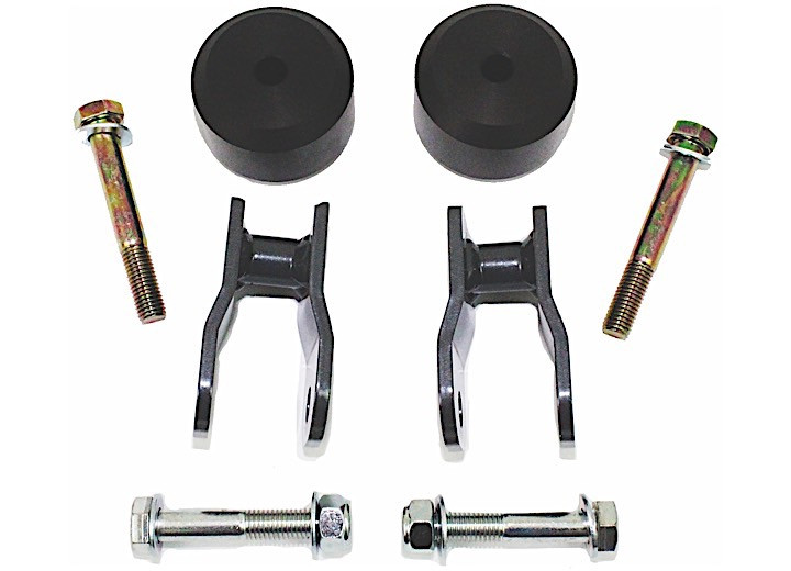 Maxtrac Suspension - 0523 F250/f350 Super Duty 4wd Steel 2.5in Lift Coil Spacers W/shock Extenders(pair)black - 883720