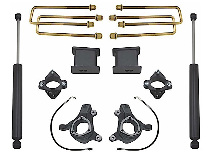 Maxtrac Suspension - 0716 Silverado/sierra 1500 2wd 6in Lift Kit W/max Trac Rear Shocks(cast Steel Susp) - K881364