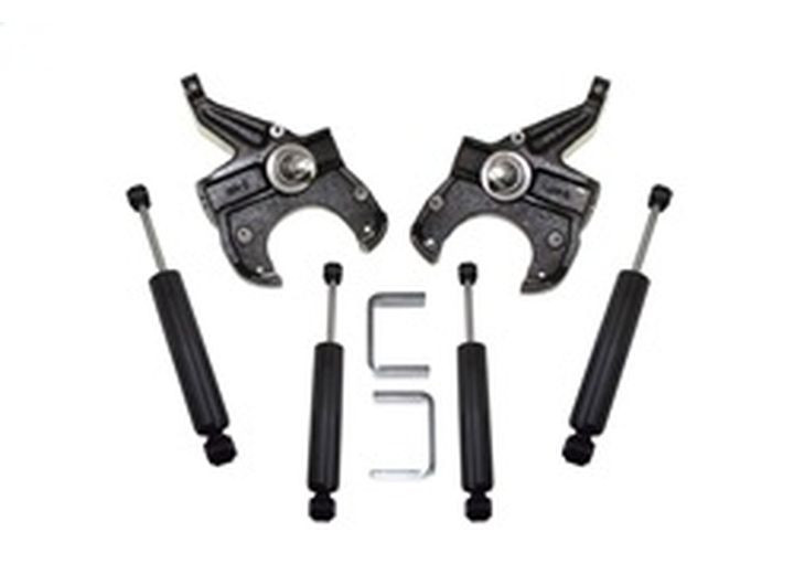 Maxtrac Suspension - 7586 C10 2wd 2.5/5in Lowering Kit W/o Front Shocks(1.25in Thick Rotors) - KS331135H