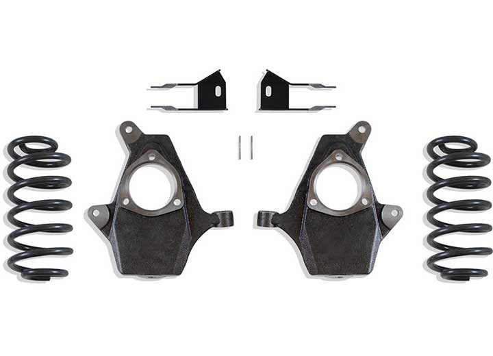 Maxtrac Suspension - 0714 Silverado/sierra Suv 2in4in Lowering Spindle Kit - KS331224