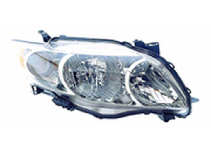 Maxzone - Capa Rh Headlight Assy; Usa Blt; Base/ce/le/xle Mdl Ty Corolla 0910 - 312-11A8R-AC1