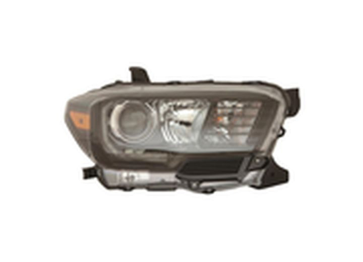 Maxzone - Capa Rh  Headlight Assy; Halogen; W/led Drl; Blk Bezel Ty Tacoma 1623 - 312-11AER-ACN2