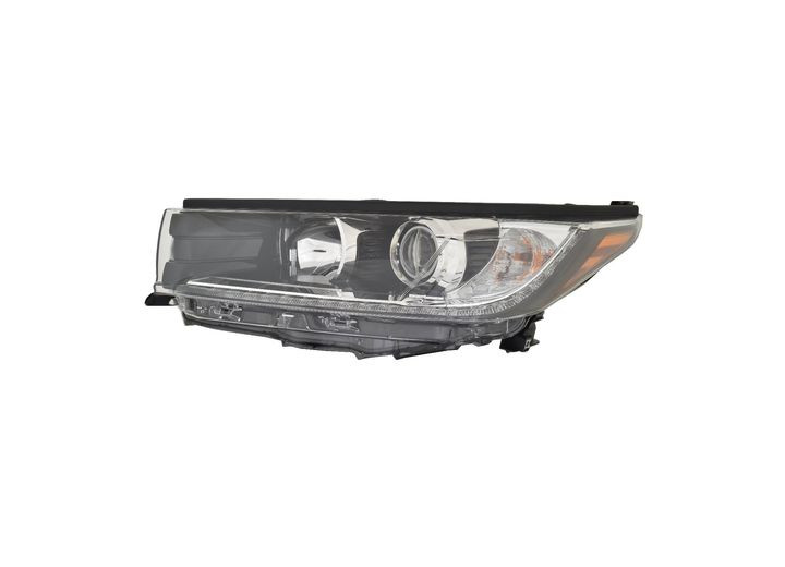 Maxzone - Lh Headlight Assy; Se; W/o Smoked Chrome; W/blk Accent; W/led Drl Ty Highlander 1718 - 312-11ASL-ASN2