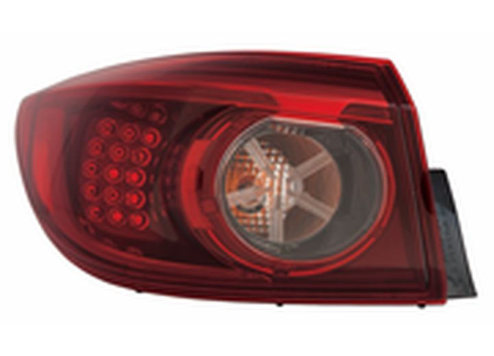 Maxzone - Capa Mz 3 Sdn 3/31/1415 Taillamp Assy Led Type Smoke Otr Lh - 316-1941L-AC