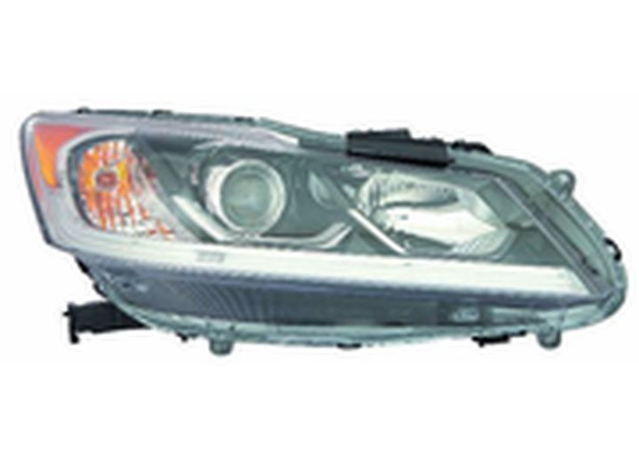 Maxzone - Capa Hd Accord Sdn 1617 Headlight Assy Halogen W/o Led Drl Lx Mdl Lh - 317-1176L-AC2