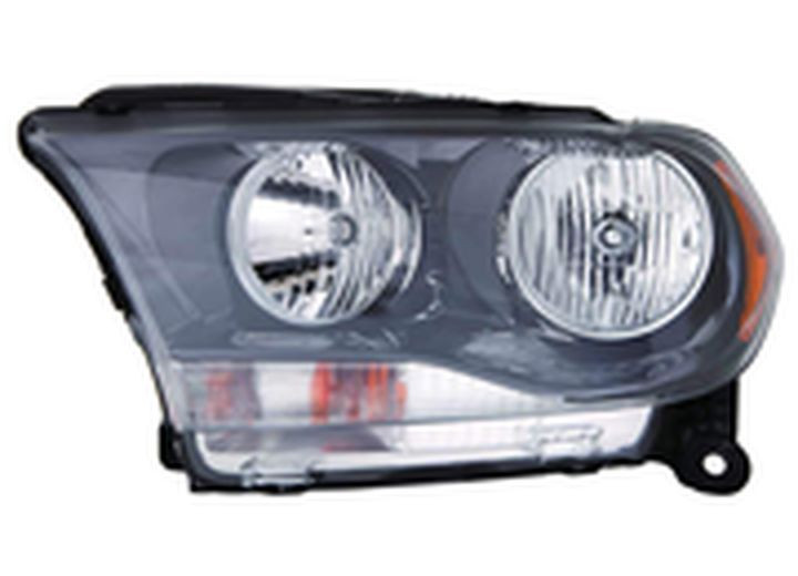 Maxzone - Capa Dg Durango 1113 Headlight Assy Halogen Black Trim Lh - 334-1132L-AC2