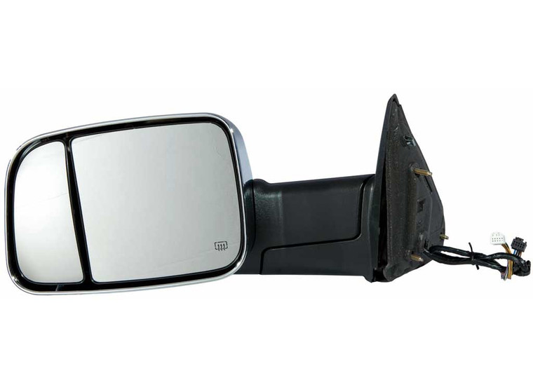 Maxzone - Dg Ram P/u R1500/2500/3500 1012 Pwr Ht W/sgl Pdl Mem Towing Pkg Mir Lh (chrome) - 334-5419L3ECH1