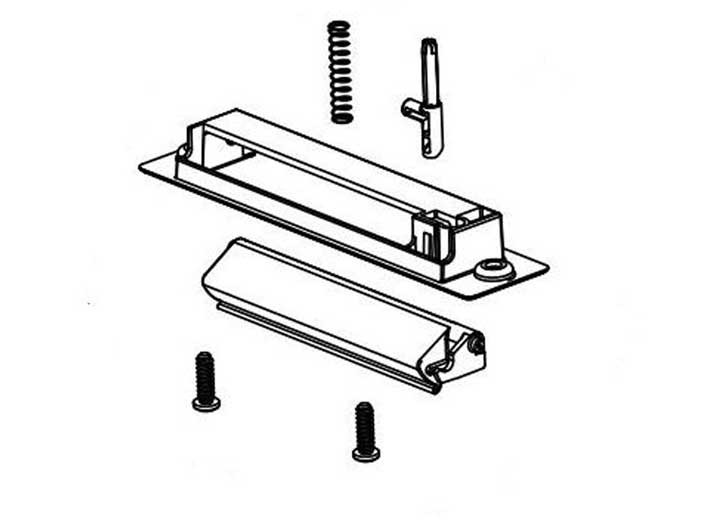 Norcold - Rv Refrigerator Door Handle Assembly  Left - 639506