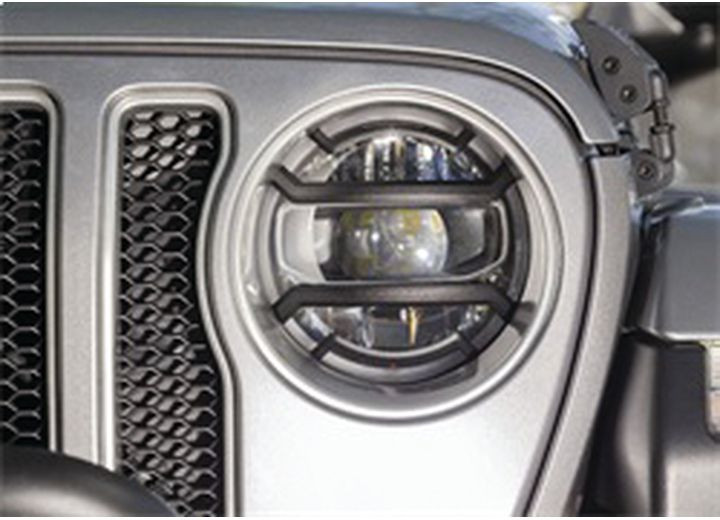 Rugged Ridge - Elite Euro Guard Kit Headlight Black; 1819 Jeep Wrangler/gladiator - 11230.21