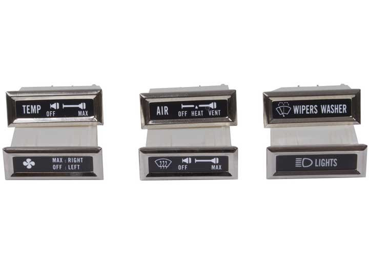 Rugged Ridge - Dash Indicator Light Kit 7686 Jeep Cj Models - 13319.01