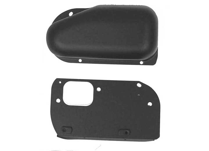 Rugged Ridge - Windshield Wiper Motor Cover Black 7686 Jeep Cj Models - 19135.01