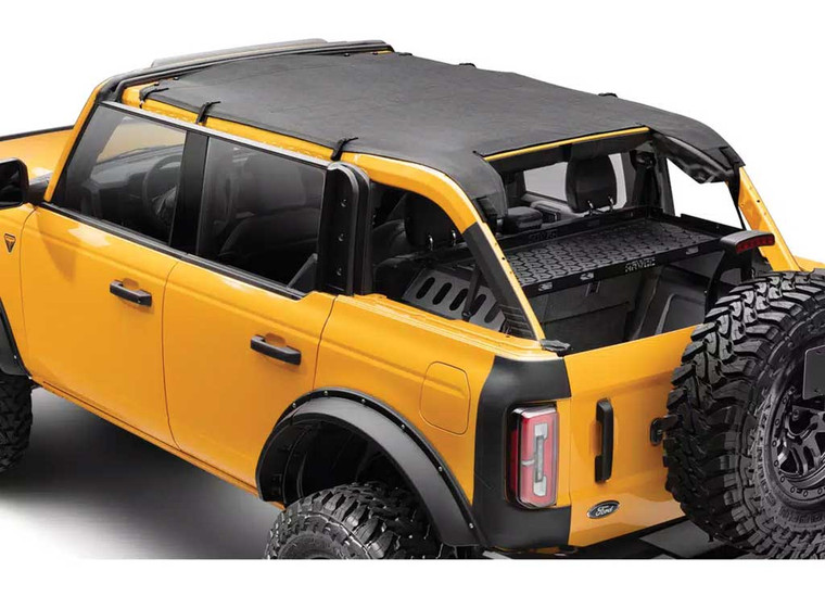Rugged Ridge - 21c Bronco 2&4 Door Offroad California Brief Top Textured Black - HFB-09-002