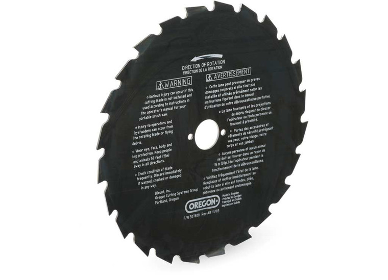 Oregon Tool - Maxi Brush Blade 9in 24 Teeth 25mm - 41-937