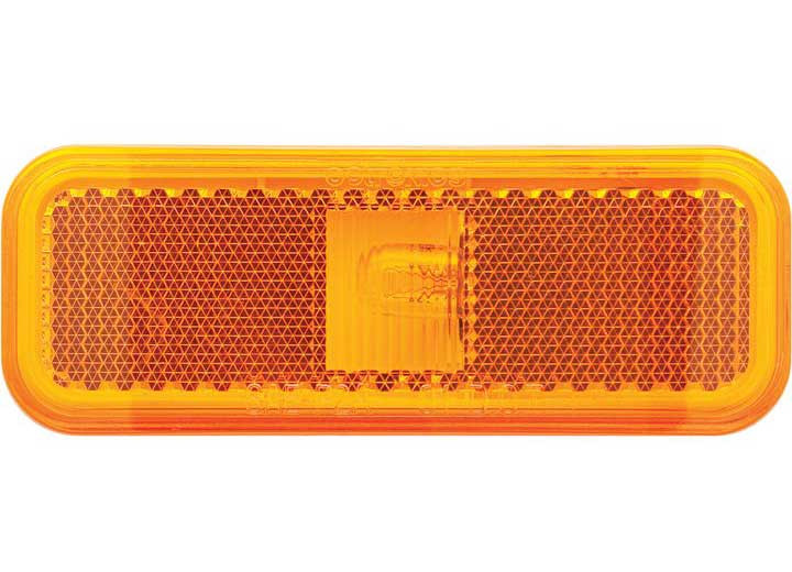 Optronics - Mark Light Rect 2wire Amber Poly - MC44ABP